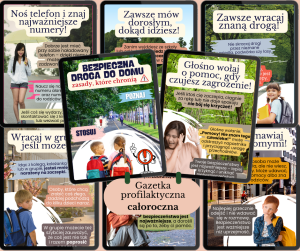 GAZETKA PROFILAKTYCZNA: „Bezpieczna droga do domu – zasady które chronią”