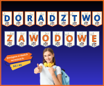 Girlanda „Doradztwo Zawodowe” – (PDF, A4 i A5) estetyczna dekoracja do szkoły 