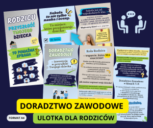 Ulotka dla rodzica – Doradztwo zawodowe