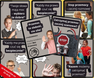 Przemocy mówimy STOP -zestaw plakatów