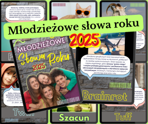 Młodzieżowe Słowa Roku 2025 – zestaw 16 plakatów