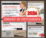 Nowa ortografia 2026 – komplet materiałów edukacyjnych (PDF)