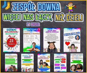 21 marca — Światowy Dzień Zespołu Downa | Gotowa gazetka szkolna PDF