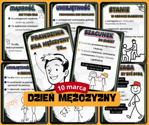 Dzień Mężczyzny — plakaty edukacyjne PDF 