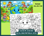 Kolorowanka XXL – Dzień Ziemi