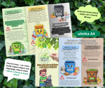 Segregacja odpadów – ulotka edukacyjna PDF A4 - Dzień Ziemi, recykling, ekologia dla dzieci - co gdzie wrzucać