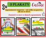 Egzaminy ósmoklasisty terminy i motywacja – nie tylko na gazetce, ale też w sieci! 