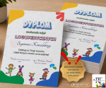 Dyplom za udział w zajęciach logopedycznych 