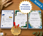 Wklejki do nagród   -  6 klasa 