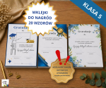 Wklejki do nagród   - 5 klasa 