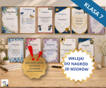 Wklejki do nagród   - 7 klasa  