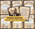 PRAWA DZIECKA według Janusza Korczaka –  gazetka 13 plansz PDF