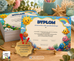 Dyplom Ukończenia Roku  w Przedszkolu-RYBKI