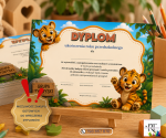 Dyplom Ukończenia Roku  w Przedszkolu-TYGRYSKI